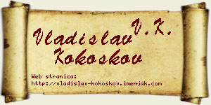 Vladislav Kokoškov vizit kartica